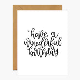 Winederful Birthday Card